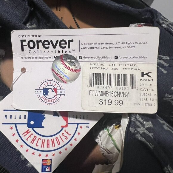 New York Yankees NY AOP Canvas Shoes WMN Small 5/6 Forever Collectibles MLB - Picture 4 of 10